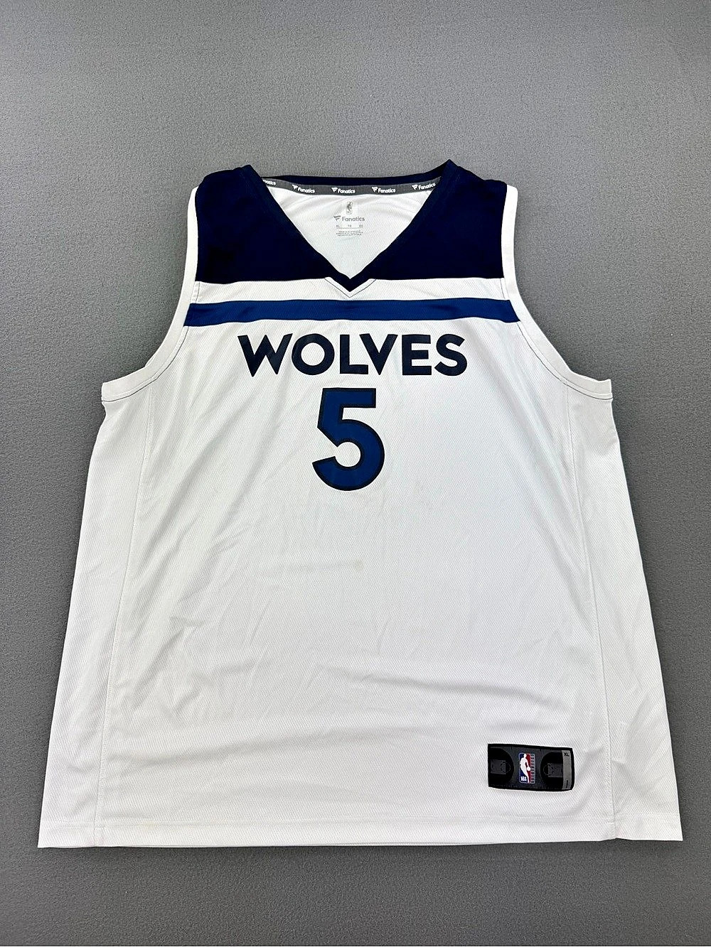 Fanatics Minnesota Timberwolves Anthony Edwards Fast Break Player Jersey Sz XL
